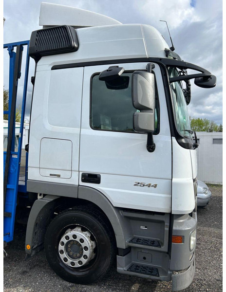 Mercedes-Benz Actros 2544 Glastransporter mit Palfinger Kran - Truk flatbed, Truk derek: gambar 3 Mercedes-Benz Actros 2544 Glastransporter mit Palfinger Kran - Truk flatbed, Truk derek: gambar 3