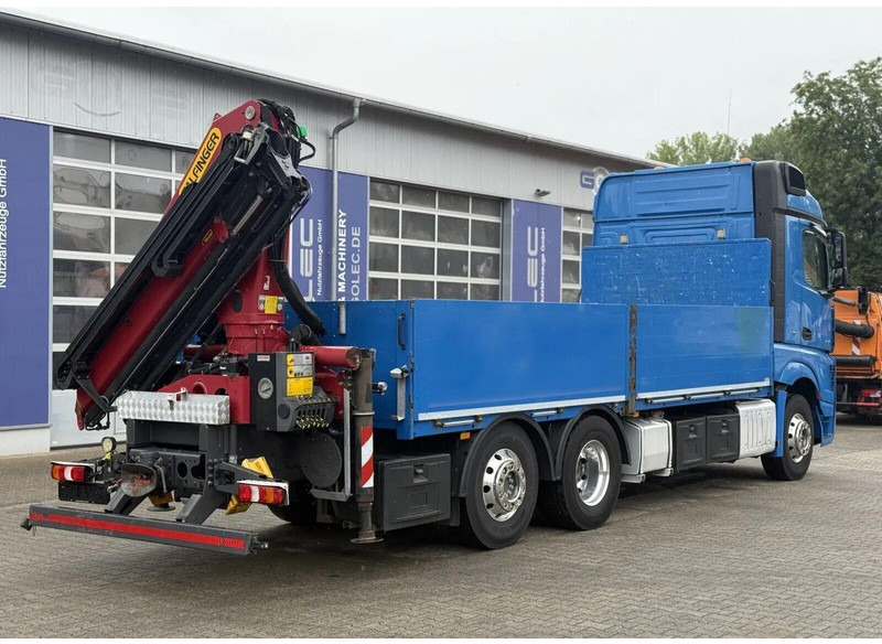 Mercedes-Benz Actros 2545 - Flatbed + crane 6x2 - Truk flatbed, Truk derek: gambar 3 Mercedes-Benz Actros 2545 - Flatbed + crane 6x2 - Truk flatbed, Truk derek: gambar 3