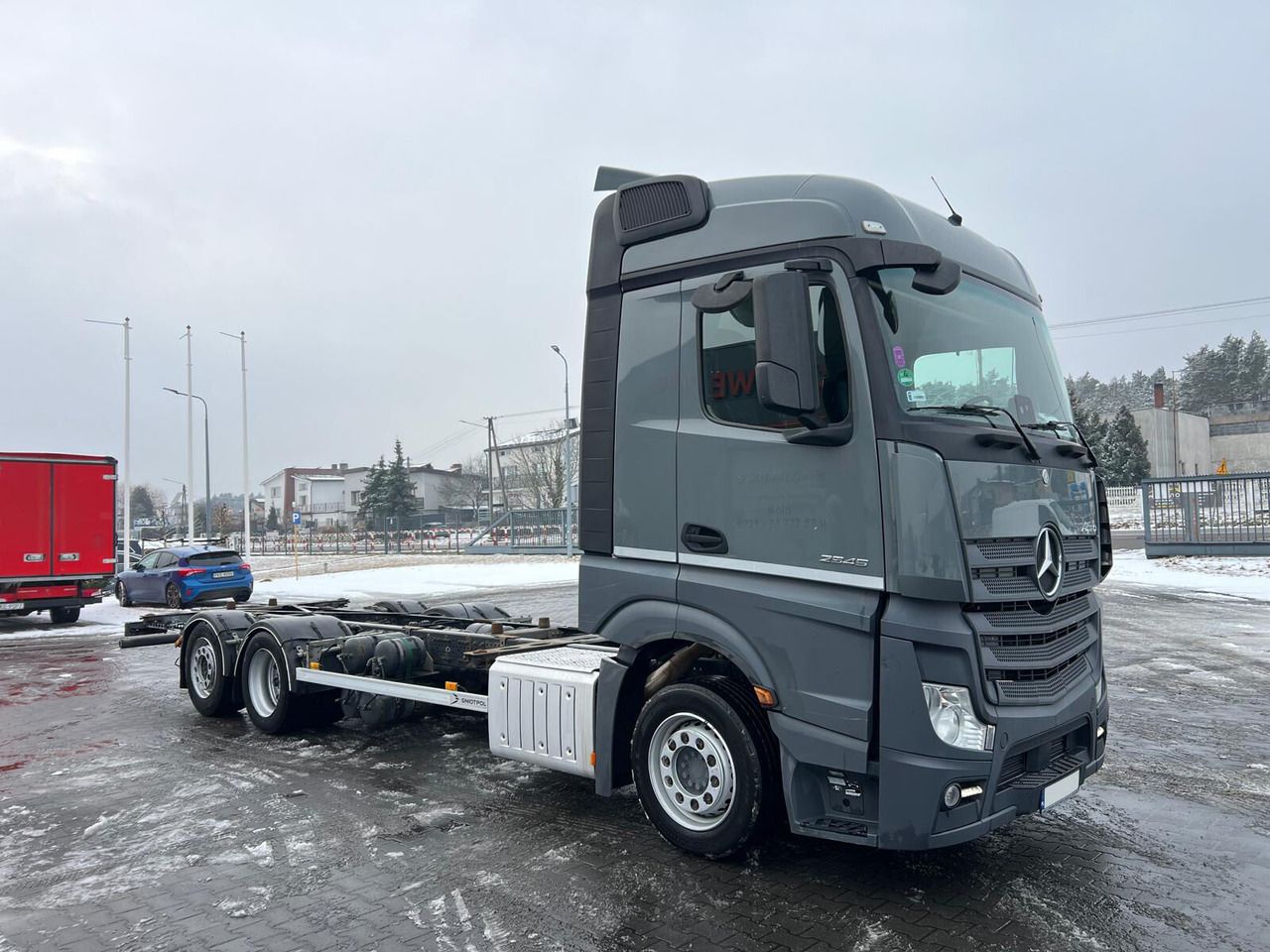Mercedes-Benz Actros 2545 MP4 SWAP CHASSIS WECHSELLFAHRGESTELL 1.HAND - Truk sasis: gambar 5 Mercedes-Benz Actros 2545 MP4 SWAP CHASSIS WECHSELLFAHRGESTELL 1.HAND - Truk sasis: gambar 5