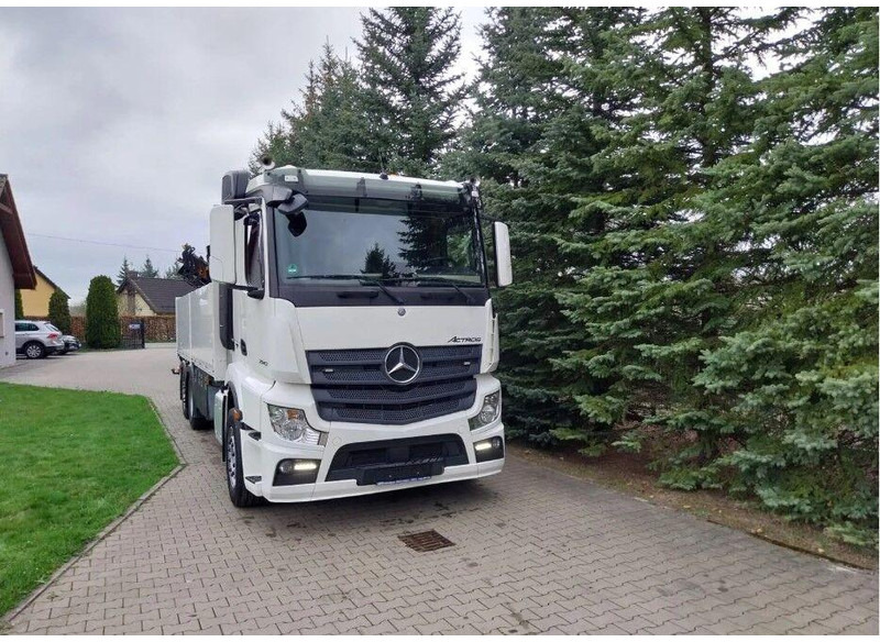 Mercedes-Benz Actros 2643 Flatbed + Crane HIAB X-HIPRO 232 E-3 - Truk flatbed, Truk derek: gambar 4 Mercedes-Benz Actros 2643 Flatbed + Crane HIAB X-HIPRO 232 E-3 - Truk flatbed, Truk derek: gambar 4
