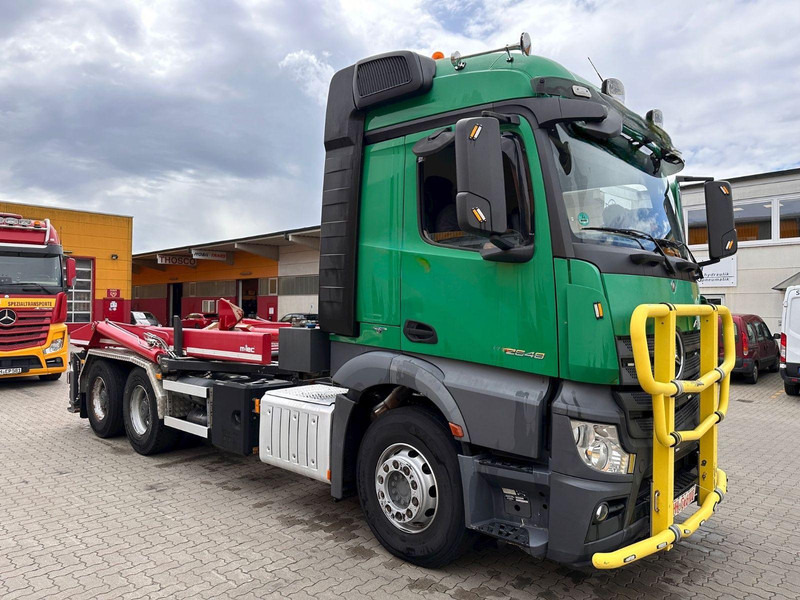 Mercedes-Benz Actros 4 3 Achser BM 963 2648 OM471 6x4 Fg - Hook lift, Truk derek: gambar 1 Mercedes-Benz Actros 4 3 Achser BM 963 2648 OM471 6x4 Fg - Hook lift, Truk derek: gambar 1