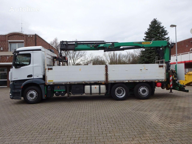Mercedes-Benz Antos 2543 - Flatbed+crane 6x2 - Truk flatbed, Truk derek: gambar 4 Mercedes-Benz Antos 2543 - Flatbed+crane 6x2 - Truk flatbed, Truk derek: gambar 4