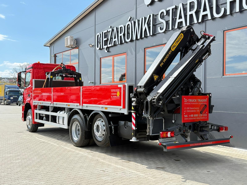 Mercedes-Benz Arocs Actros 2532 / E6 / 6x2 / skrzynia + żuraw Palfinger / budo - Truk flatbed, Truk derek: gambar 4 Mercedes-Benz Arocs Actros 2532 / E6 / 6x2 / skrzynia + żuraw Palfinger / budo - Truk flatbed, Truk derek: gambar 4