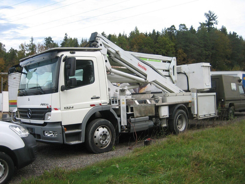 Mercedes-Benz Atego 1324 Bucket truck - Tecchio 27 m - Platform udara yang dipasang di truk: gambar 1 Mercedes-Benz Atego 1324 Bucket truck - Tecchio 27 m - Platform udara yang dipasang di truk: gambar 1