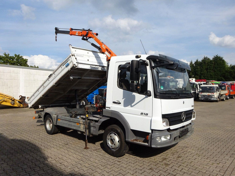 Mercedes-Benz Atego 818 3 way Meiller tipper + crane Terex 36.2 - Van jungkit: gambar 4 Mercedes-Benz Atego 818 3 way Meiller tipper + crane Terex 36.2 - Van jungkit: gambar 4