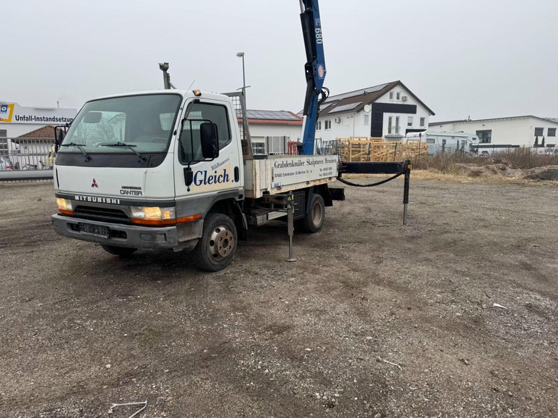Mitsubishi Canter FE649 - Flatbed truck + crane - Truk flatbed, Truk derek: gambar 5 Mitsubishi Canter FE649 - Flatbed truck + crane - Truk flatbed, Truk derek: gambar 5