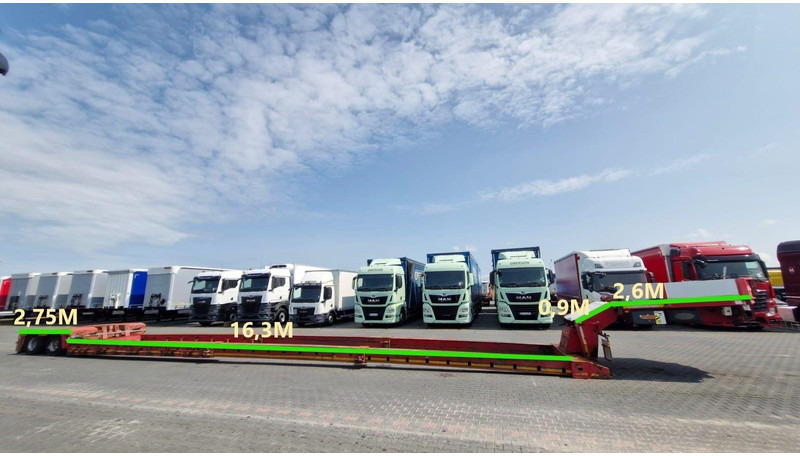 Nooteboom TIEFBET ODPINANA / NISKOPODWOZIE / ROZCIĄGANA / OSIE SKRĘTNE / - Semi-trailer low bed: gambar 1 Nooteboom TIEFBET ODPINANA / NISKOPODWOZIE / ROZCIĄGANA / OSIE SKRĘTNE / - Semi-trailer low bed: gambar 1