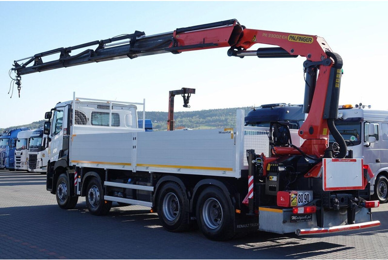 Renault C 430 / 8x4 / SKRZYNIOWY 7 M + HDS PALFINGER 33002 -wysów: 14,5 - Truk flatbed, Truk derek: gambar 3 Renault C 430 / 8x4 / SKRZYNIOWY 7 M + HDS PALFINGER 33002 -wysów: 14,5 - Truk flatbed, Truk derek: gambar 3