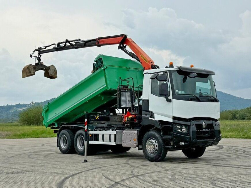 Renault C 430 *KIPPER 5,10 m + PK 16001 - K B* 6x4 - Truk jungkit, Truk derek: gambar 2 Renault C 430 *KIPPER 5,10 m + PK 16001 - K B* 6x4 - Truk jungkit, Truk derek: gambar 2