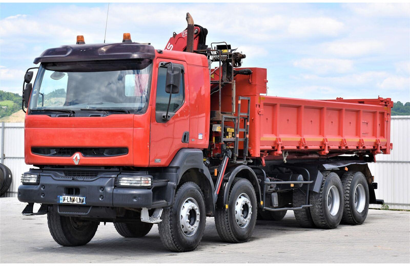 Renault KERAX 420 DCI Kipper 6,30m+FASSI F95AXS.21+FUNK - Truk jungkit, Truk derek: gambar 5 Renault KERAX 420 DCI Kipper 6,30m+FASSI F95AXS.21+FUNK - Truk jungkit, Truk derek: gambar 5