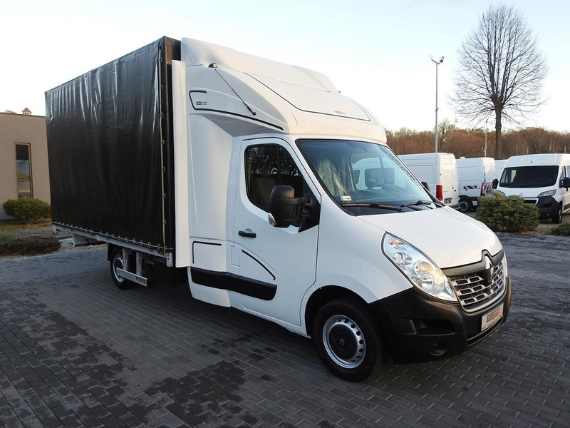 Renault MASTER PLANDEKA 10 PALET WEBASTO TEMPOMAT KLIMATYZACJA PNEUMATYK - Van dengan terpal samping: gambar 4 Renault MASTER PLANDEKA 10 PALET WEBASTO TEMPOMAT KLIMATYZACJA PNEUMATYK - Van dengan terpal samping: gambar 4