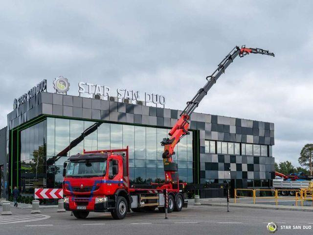 Renault PREMIUM 410 6x4 Palfinger PK 50002EH Crane Winc - Truk flatbed, Truk derek: gambar 1 Renault PREMIUM 410 6x4 Palfinger PK 50002EH Crane Winc - Truk flatbed, Truk derek: gambar 1
