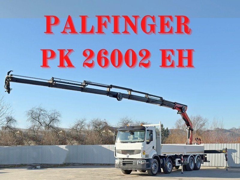 Renault Premium 430 DXI * PRITSCHE 7,40m *PK 26002 EH - Truk flatbed, Truk derek: gambar 1 Renault Premium 430 DXI * PRITSCHE 7,40m *PK 26002 EH - Truk flatbed, Truk derek: gambar 1