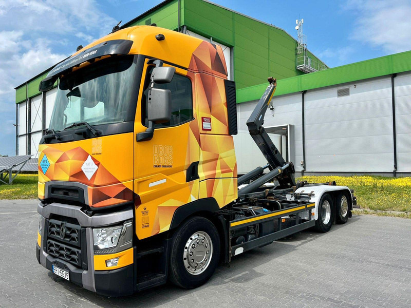 Renault T Solo ohne Abrollkipper oder Meiller-Haken - Truk flatbed, Truk derek: gambar 1 Renault T Solo ohne Abrollkipper oder Meiller-Haken - Truk flatbed, Truk derek: gambar 1