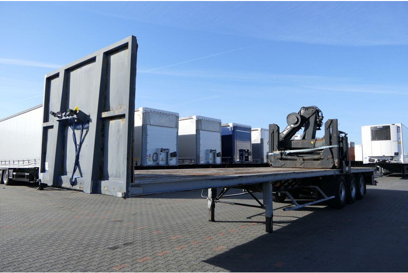 Samro NACZEPA PLATFORMA + HDS HIAB R 150 / DO BUDOWLANKI / PODŁOGA SZY - Semi-trailer flatbed: gambar 2 Samro NACZEPA PLATFORMA + HDS HIAB R 150 / DO BUDOWLANKI / PODŁOGA SZY - Semi-trailer flatbed: gambar 2