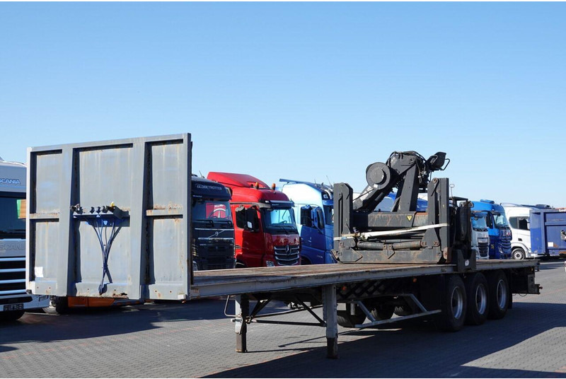 Samro NACZEPA PLATFORMA / + HDS HIAB R 150 F3 - WYSÓW : 8 METRÓW - Semi-trailer flatbed: gambar 2 Samro NACZEPA PLATFORMA / + HDS HIAB R 150 F3 - WYSÓW : 8 METRÓW - Semi-trailer flatbed: gambar 2