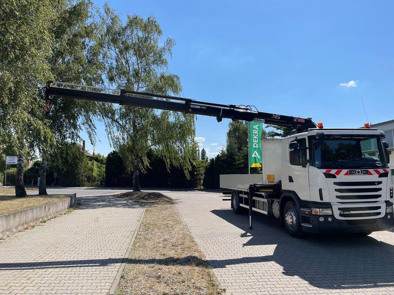 Scania G 380 Pritsche Kran Hiab 122B - Truk flatbed, Truk derek: gambar 4 Scania G 380 Pritsche Kran Hiab 122B - Truk flatbed, Truk derek: gambar 4