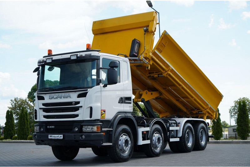 Scania G 400 / 8x4 / WYWROTKA 2 STRONNA / BORDMATIC / MANUAL - Truk jungkit: gambar 1 Scania G 400 / 8x4 / WYWROTKA 2 STRONNA / BORDMATIC / MANUAL - Truk jungkit: gambar 1