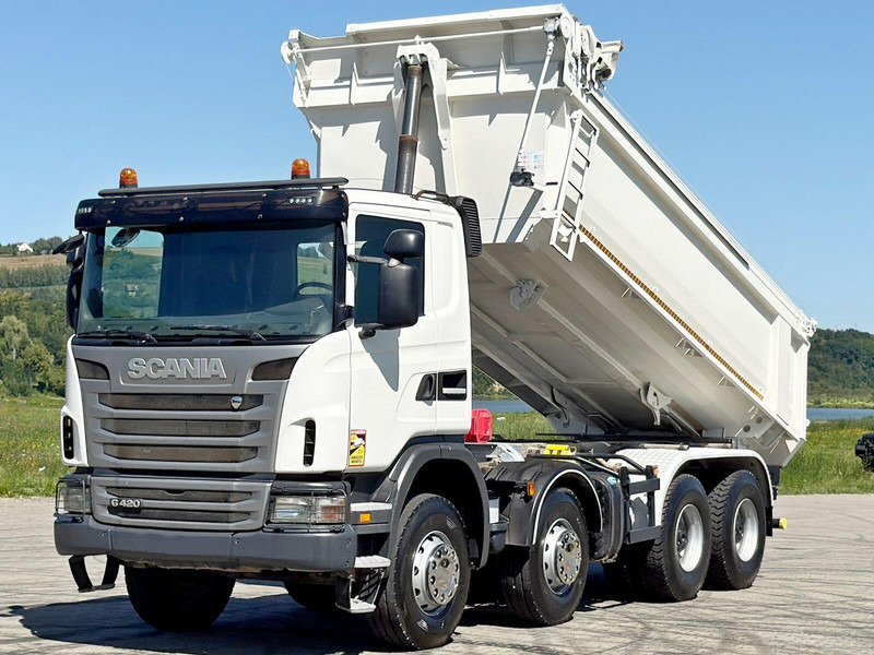 Scania G 420 * KIPPER * 8x4 * TOPZUSTAND - Truk jungkit: gambar 4 Scania G 420 * KIPPER * 8x4 * TOPZUSTAND - Truk jungkit: gambar 4