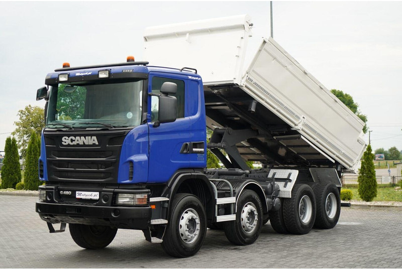 Scania G 480 / 8x4 / WYWROTKA DWUSTRONNA / BORDMATIC / MANUAL - Truk jungkit: gambar 1 Scania G 480 / 8x4 / WYWROTKA DWUSTRONNA / BORDMATIC / MANUAL - Truk jungkit: gambar 1