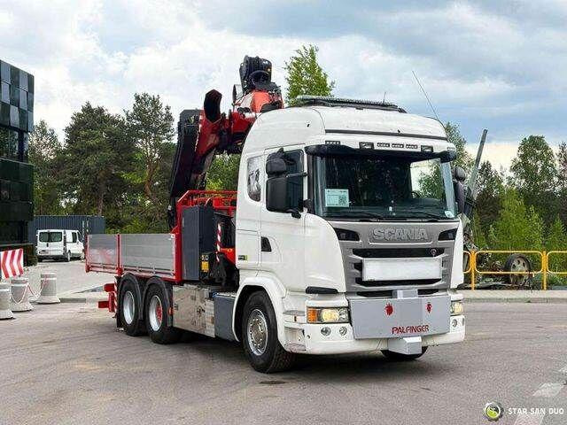 Scania G490 6x2 Palfinger PK 53002 SH Fly Jib Basket - Truk flatbed, Truk derek: gambar 4 Scania G490 6x2 Palfinger PK 53002 SH Fly Jib Basket - Truk flatbed, Truk derek: gambar 4