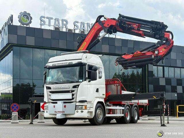 Scania G490 6x2 Palfinger PK 53002 SH Fly Jib Basket - Truk flatbed, Truk derek: gambar 2 Scania G490 6x2 Palfinger PK 53002 SH Fly Jib Basket - Truk flatbed, Truk derek: gambar 2