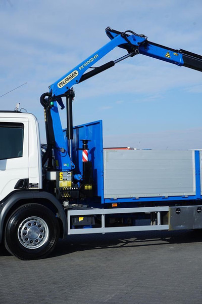 Truk flatbed, Truk derek Scania P 250 / ACC / SKRZYNIOWY + HDS + WINDA / PALFINGER PK 12 002 - E: gambar 15 Truk flatbed, Truk derek Scania P 250 / ACC / SKRZYNIOWY + HDS + WINDA / PALFINGER PK 12 002 - E: gambar 15