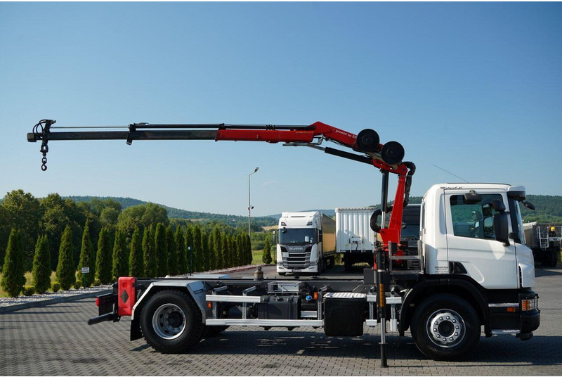 Scania P 280 / 4X2 / SIŁOWNIK DO WYWROTU / + HDS HMF 635 / UDŹWIG 1 500 - Truk jungkit: gambar 5 Scania P 280 / 4X2 / SIŁOWNIK DO WYWROTU / + HDS HMF 635 / UDŹWIG 1 500 - Truk jungkit: gambar 5