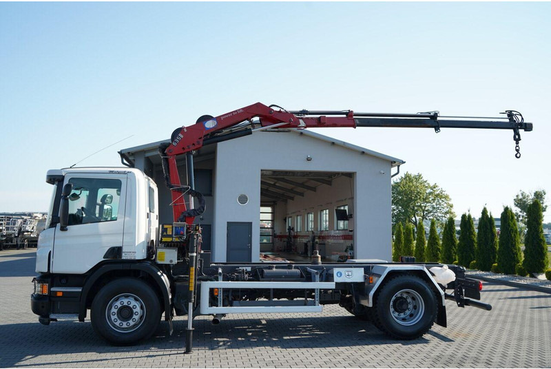 Scania P 280 / 4X2 / SIŁOWNIK DO WYWROTU / + HDS HMF 635 / UDŹWIG 1 500 - Truk jungkit: gambar 2 Scania P 280 / 4X2 / SIŁOWNIK DO WYWROTU / + HDS HMF 635 / UDŹWIG 1 500 - Truk jungkit: gambar 2