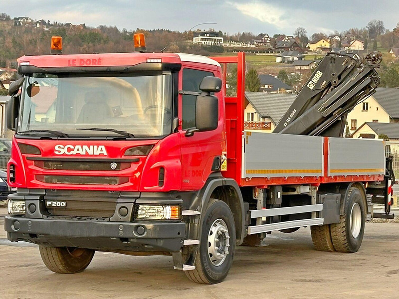 Scania P 280 * HIAB 122 E - 2 HIDUO + FUNK* TOPZUSTAND - Truk flatbed, Truk derek: gambar 3 Scania P 280 * HIAB 122 E - 2 HIDUO + FUNK* TOPZUSTAND - Truk flatbed, Truk derek: gambar 3