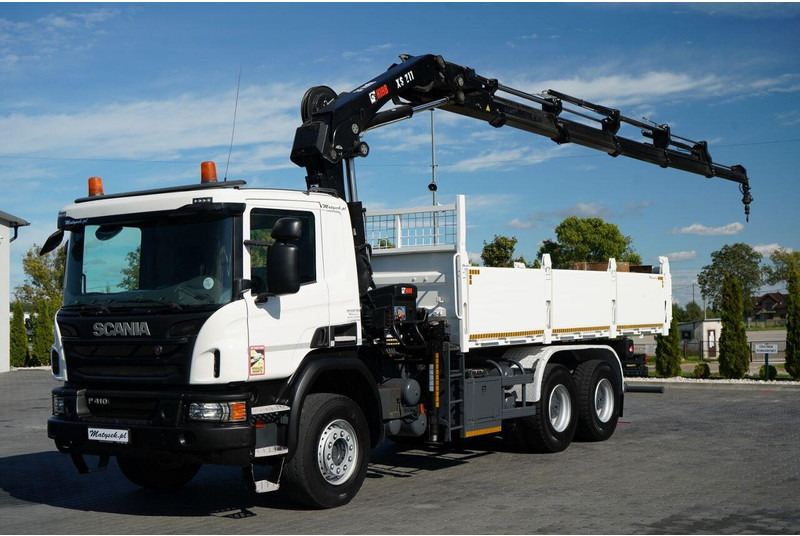 Scania P 410 / 6x4 / WYWROTKA - 6 M + HDS HIAB XS 211 / STEROWANIE RADI - Truk jungkit, Truk derek: gambar 5 Scania P 410 / 6x4 / WYWROTKA - 6 M + HDS HIAB XS 211 / STEROWANIE RADI - Truk jungkit, Truk derek: gambar 5