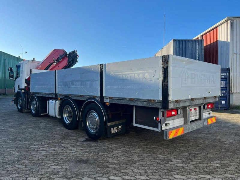 Scania P450 8x2 Flatbed + Crane HMF 2620-K6 - Truk flatbed, Truk derek: gambar 5 Scania P450 8x2 Flatbed + Crane HMF 2620-K6 - Truk flatbed, Truk derek: gambar 5