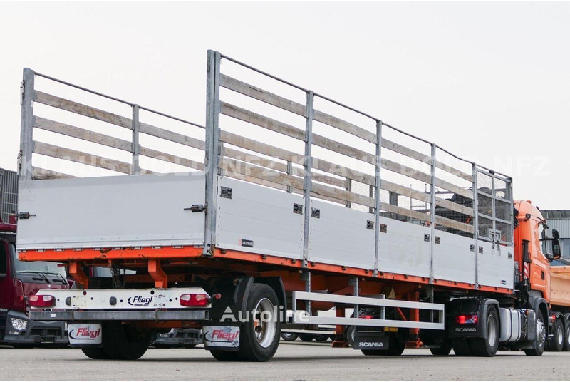 Scania R 410 - Flatbed+crane - Truk flatbed, Truk derek: gambar 3 Scania R 410 - Flatbed+crane - Truk flatbed, Truk derek: gambar 3