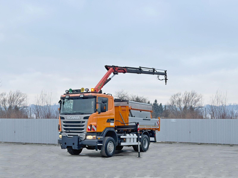 Scania R 420 Pritsche 4,15 m * PK 11002/FUNK * sandblaste - Truk flatbed, Truk derek: gambar 3 Scania R 420 Pritsche 4,15 m * PK 11002/FUNK * sandblaste - Truk flatbed, Truk derek: gambar 3