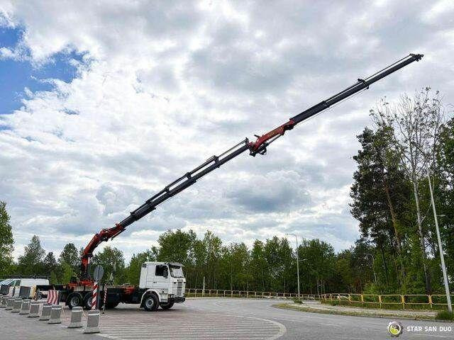 Scania R143 HL 6x2 PALFINGER PK44002 Crane Kran - Truk flatbed, Truk derek: gambar 2 Scania R143 HL 6x2 PALFINGER PK44002 Crane Kran - Truk flatbed, Truk derek: gambar 2