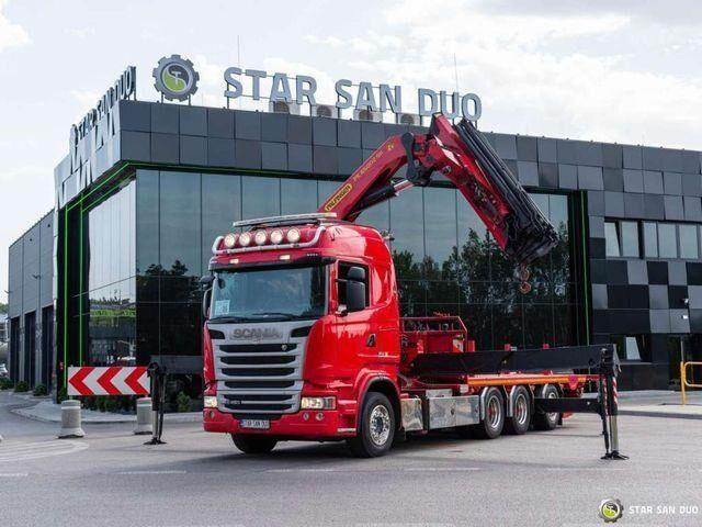 Scania R450 8x4 Palfinger PK 65002 SH HDS Crane - Truk flatbed, Truk derek: gambar 5 Scania R450 8x4 Palfinger PK 65002 SH HDS Crane - Truk flatbed, Truk derek: gambar 5