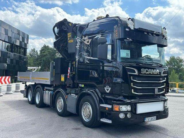 Scania R560 8x2 PALFINGER PK 92002 SH Fly Jib Winch 5t - Truk flatbed, Truk derek: gambar 3 Scania R560 8x2 PALFINGER PK 92002 SH Fly Jib Winch 5t - Truk flatbed, Truk derek: gambar 3