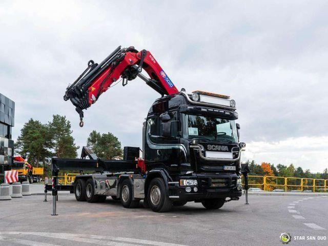 Scania R580 8x4 HMF 5020-K6, JOAB L20 5200AK Hooklift - Hook lift, Truk derek: gambar 4 Scania R580 8x4 HMF 5020-K6, JOAB L20 5200AK Hooklift - Hook lift, Truk derek: gambar 4
