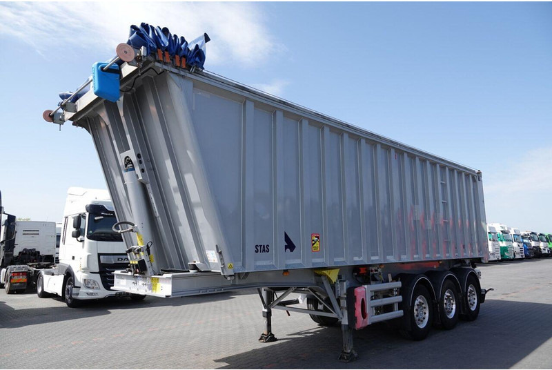 Stas WYWROTKA 43 m3  / ALUMINIOWA / OŚ PODNOSZONA  /  ALUFELGI - Semi-trailer jungkit: gambar 3 Stas WYWROTKA 43 m3  / ALUMINIOWA / OŚ PODNOSZONA  /  ALUFELGI - Semi-trailer jungkit: gambar 3
