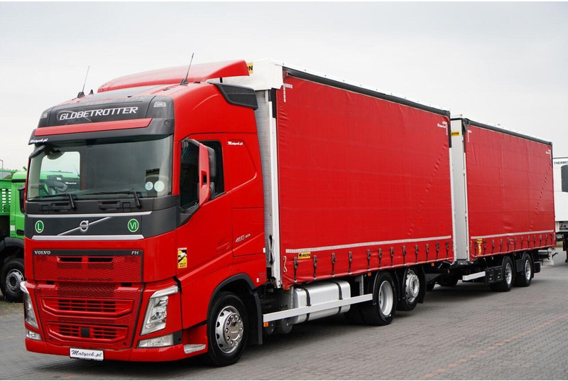 Volvo FH 460 / ZESTAW TANDEM 120 M3 / PRZEJAZDOWY / I-PARK COOL / WIEL - Truk dengan terpal samping: gambar 2 Volvo FH 460 / ZESTAW TANDEM 120 M3 / PRZEJAZDOWY / I-PARK COOL / WIEL - Truk dengan terpal samping: gambar 2