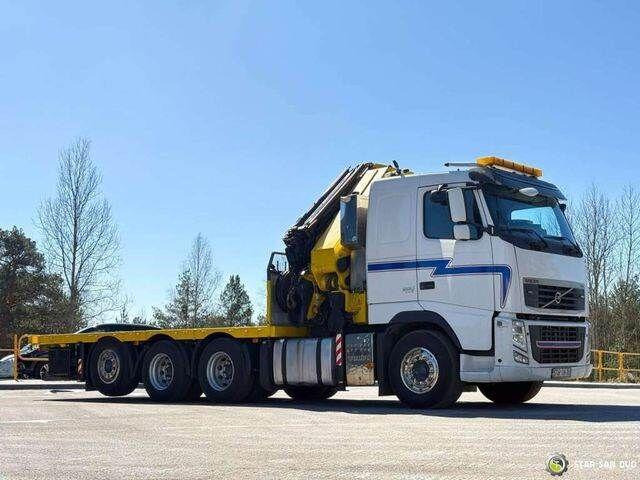 Volvo FH 520 8x4 HMF ODIN K6 EURO 5 FLY JIB Crane - Truk flatbed, Truk derek: gambar 5 Volvo FH 520 8x4 HMF ODIN K6 EURO 5 FLY JIB Crane - Truk flatbed, Truk derek: gambar 5