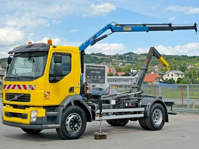 Volvo FL 240 * Abrollkipper * HMF 270 K2 * TOPZUSTAND - Hook lift, Truk derek: gambar 2 Volvo FL 240 * Abrollkipper * HMF 270 K2 * TOPZUSTAND - Hook lift, Truk derek: gambar 2