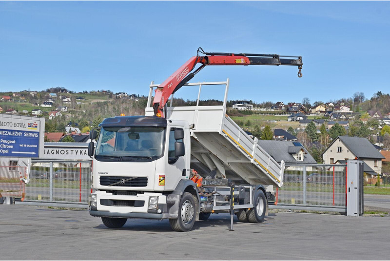 Volvo FL 290 KIPPER 4,90m * FASSI F95A.22 + FUNK * TOP - Truk jungkit, Truk derek: gambar 2 Volvo FL 290 KIPPER 4,90m * FASSI F95A.22 + FUNK * TOP - Truk jungkit, Truk derek: gambar 2