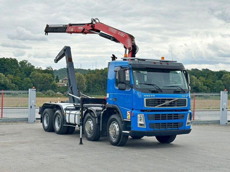 Volvo FM 12.420 * FASSI F150A.21 * 8x4 * TOP - Hook lift, Truk derek: gambar 2 Volvo FM 12.420 * FASSI F150A.21 * 8x4 * TOP - Hook lift, Truk derek: gambar 2