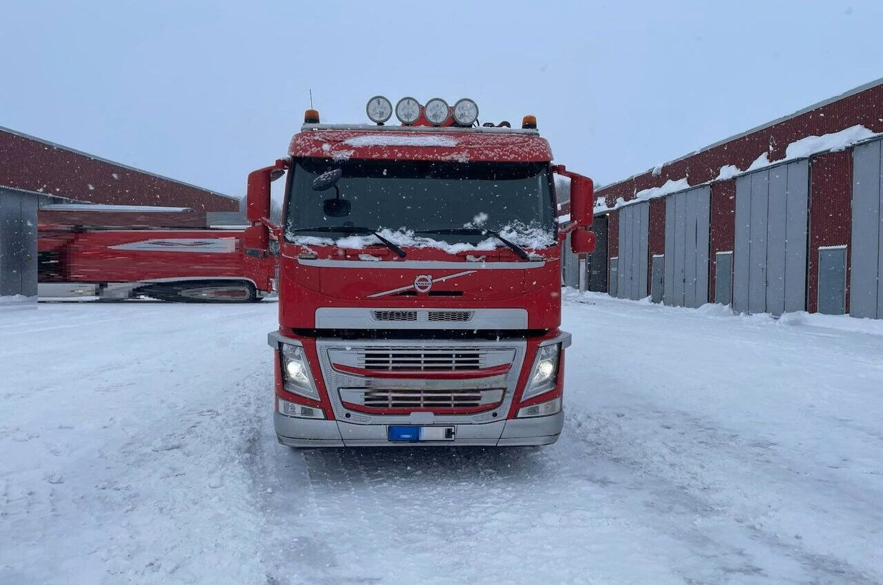 Volvo FM 380 6x2 + Crane Fassi F185 - Truk flatbed, Truk derek: gambar 2 Volvo FM 380 6x2 + Crane Fassi F185 - Truk flatbed, Truk derek: gambar 2