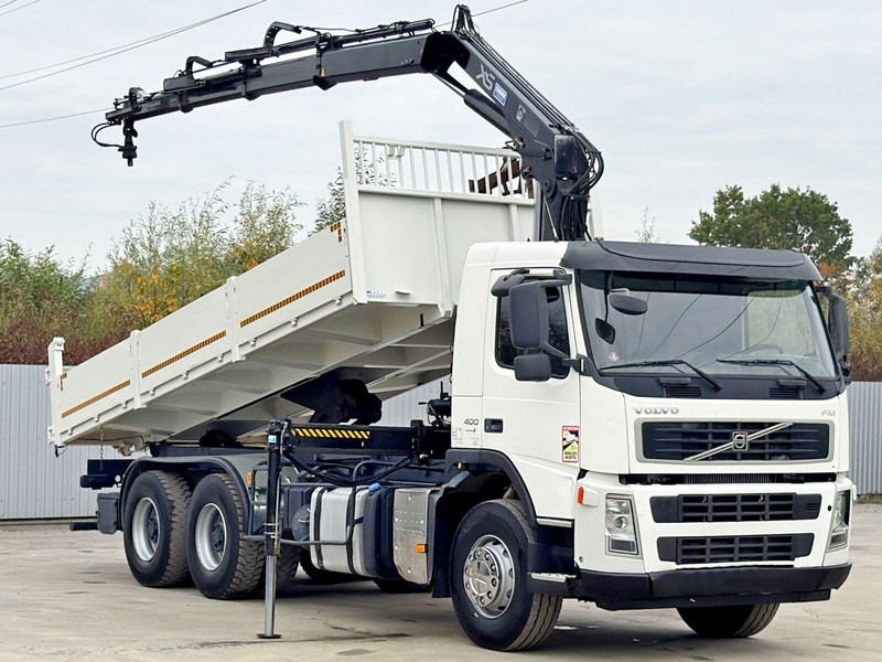 Volvo FM 400 Kipper 6,20m * HIAB 144 B-3 HIDUO* 6x4 - Truk jungkit, Truk derek: gambar 2 Volvo FM 400 Kipper 6,20m * HIAB 144 B-3 HIDUO* 6x4 - Truk jungkit, Truk derek: gambar 2
