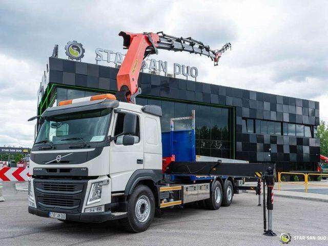 Volvo FM 460 6x2 PALFINGER PK 42002 FLY JIB Crane Eu - Truk flatbed, Truk derek: gambar 5 Volvo FM 460 6x2 PALFINGER PK 42002 FLY JIB Crane Eu - Truk flatbed, Truk derek: gambar 5