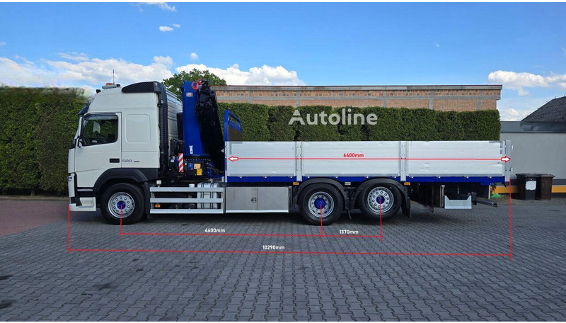 Volvo FM 500 - Flatbed+crane 6x2 - Truk flatbed, Truk derek: gambar 4 Volvo FM 500 - Flatbed+crane 6x2 - Truk flatbed, Truk derek: gambar 4