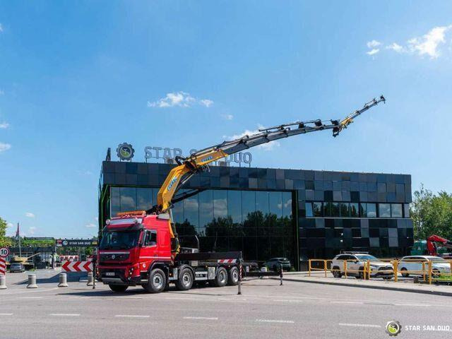 Volvo FMX 500 8x2 Effer 585 Fly Jib Winch Crane Kran - Truk flatbed, Truk derek: gambar 2 Volvo FMX 500 8x2 Effer 585 Fly Jib Winch Crane Kran - Truk flatbed, Truk derek: gambar 2