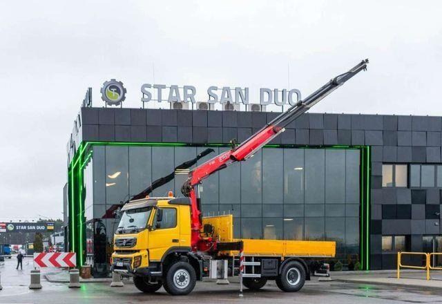 Volvo FMX330 4x4 FASSI F135A2.23 Crane Kran - Truk flatbed, Truk derek: gambar 4 Volvo FMX330 4x4 FASSI F135A2.23 Crane Kran - Truk flatbed, Truk derek: gambar 4